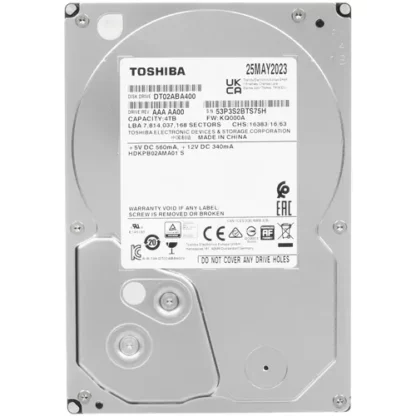 Жесткий диск Toshiba объемом 4 ТБ для видеорегистраторов