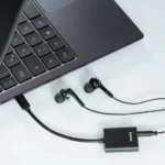 Портативная внешняя звуковая карта для юсб порта ноутбука (USB Type-C, Audio)