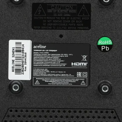 HD LED Dolby Digital телевизор Aceline с диагональю 32 дюйма (81 см)