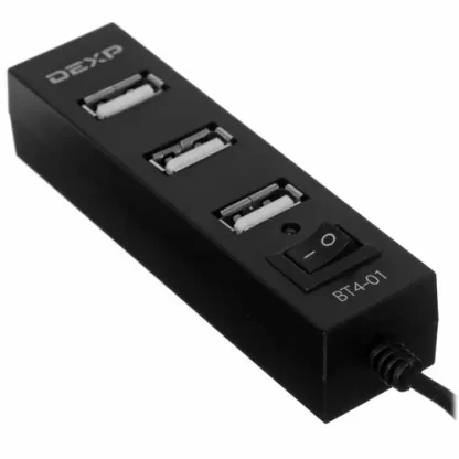 Внешний USB-разветвитель на 4 порта для ПК/ноутбука