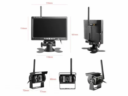 Беспроводная камера заднего вида с монитором для грузовых автомобилей