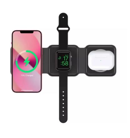 Беспроводное складное зарядное устройство для iPhone, Apple Watch, AirPods