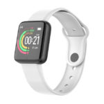 Смарт-часы женские наручные белого цвета с поддержкой блютуз и телефонов Android, iOS