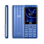 Мобильный кнопочный телефон синего цвета на 4 сим карты