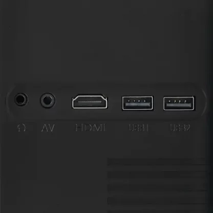 Черный мини LCD проектор для дома (вайфай, HDMI, AV, USB)