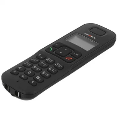 Домашний GAP радиотелефон черного цвета с функциями АОН, Caller ID