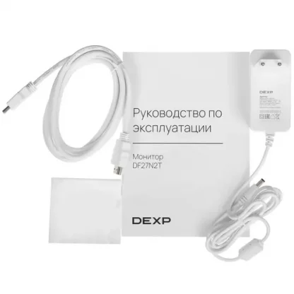 Белый FullHD ПК монитор с экраном 27 дюймов (DisplayPort, HDMI, USB Type-C, VGA)