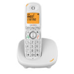 DECT телефон беспроводной белого цвета (GAP, АОН, Caller ID)