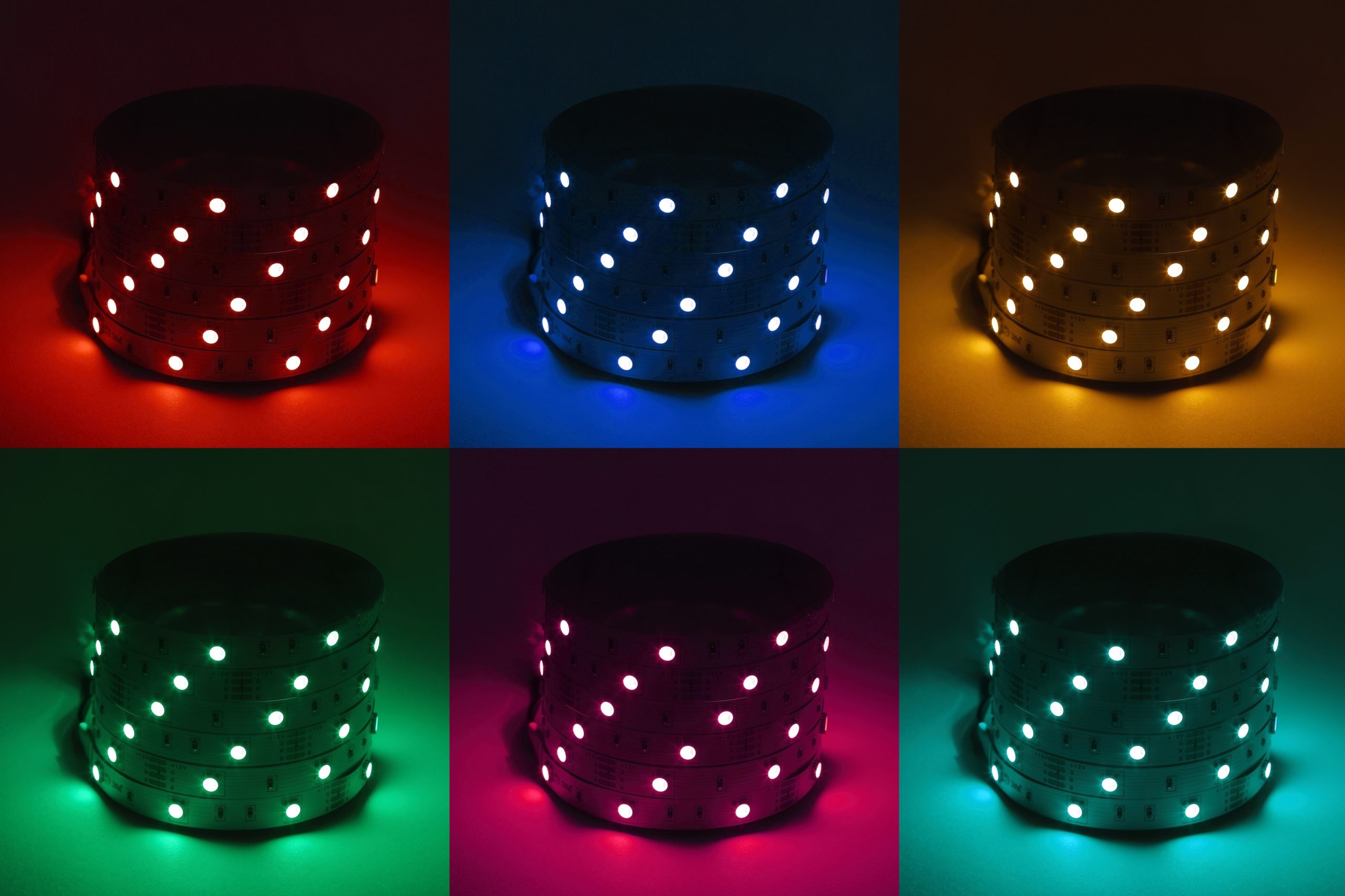 Пример работы RGB LED ленты