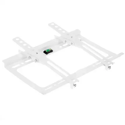 Наклонный белый кронштейн для крепления ТВ с диагональю 15-47 дюймов на стену