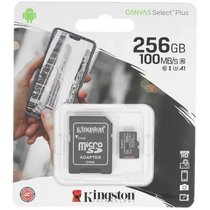 Карта памяти microSD 256 Гб с SD адаптером