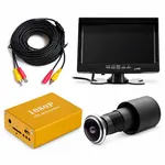 Система наблюдения и записи для входной двери с Full HD видеоглазком, мини-регистратором и AHD-экраном